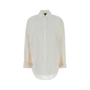 Loewe Paula's Ibiza Women White Poplin Paula S Ibiza Shirt